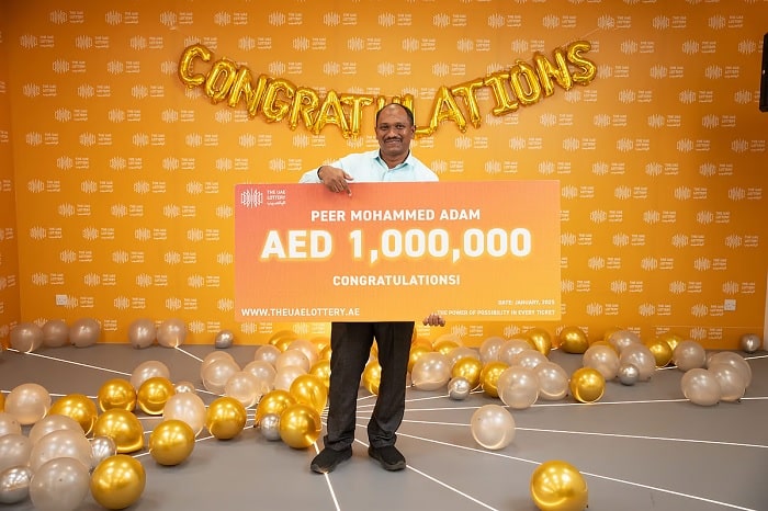 Indian Expat Becomes UAE Lottery’s First Dh1 Million Winner