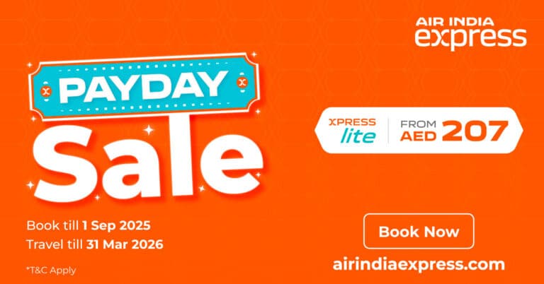 Air India Express Pay day Sale