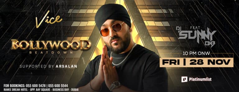 Bollywood Beatdown at Vice in Dubai